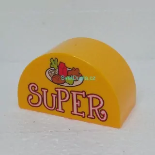 Lego® Duplo® Kostka potisk nápis "Super"