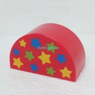Lego® Duplo® Kostka potisk hvězdy