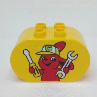 Lego® Duplo® Kostka potisk králík opravář