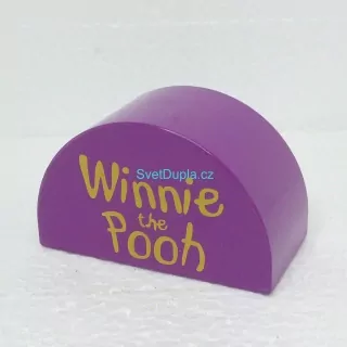 Lego® Duplo® Kostka potisk nápis "Winnie the Pooh"