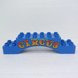 Lego® Duplo® Kostka 2x10x2 potisk nápis "Circus"