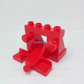 Lego® Duplo® Koncová zarážka červená