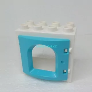 Lego® Duplo® Okno hradní, námořnické bílé