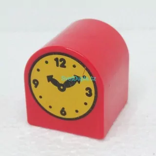 Lego® Duplo® Kostka potisk žluté hodiny