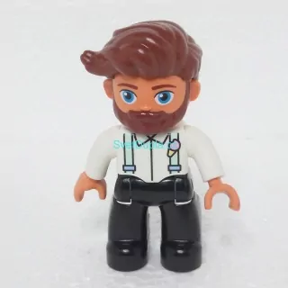 Lego® Duplo® Panáček Muž Tatínek Hnědé vlasy