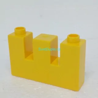 Lego® Duplo® Hradba úzká 1x4x2 žlutá
