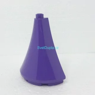 Lego® Duplo® Stříška zámku půlkruh fialová