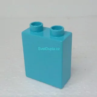 Lego® Duplo® Kostka 1x2x2 Tyrkysová