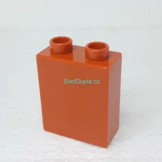 Lego® Duplo® Kostka 1x2x2 Hnědá