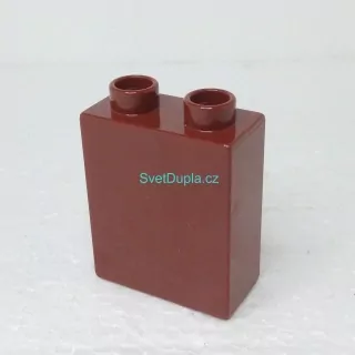 Lego® Duplo® Kostka 1x2x2 Tmavě hnědá