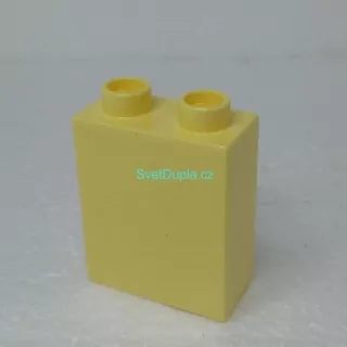 Lego® Duplo® Kostka 1x2x2 Světle žlutá