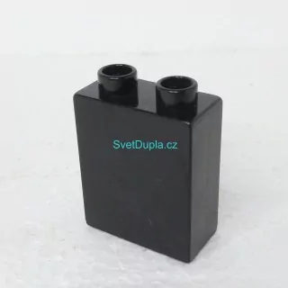 Lego® Duplo® Kostka 1x2x2 Černá