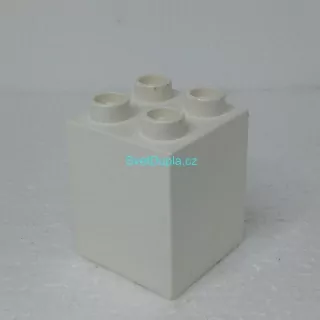 Lego® Duplo® Kostka 2x2x2 Bílá