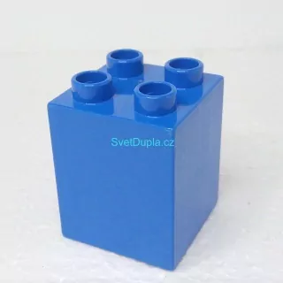 Lego® Duplo® Kostka 2x2x2 Tmavě modrá