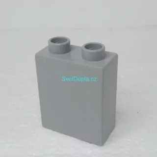 Lego® Duplo® Kostka 1x2x2 Světle šedá