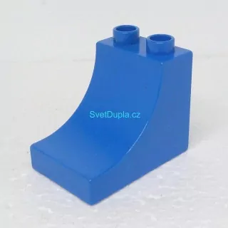 Lego® Duplo® Kostka 2x3x2 zkosená oblá tmavě modrá