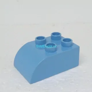Lego® Duplo® Kostka 2x3 oblá světle modrá
