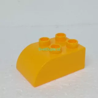 Lego® Duplo® Kostka 2x3 oblá tmavě žlutá