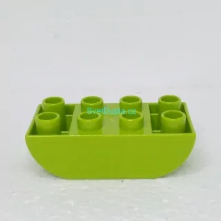 Lego® Duplo® Kostka 2x4 oblá zespod světle zelená