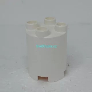Lego® Duplo® Kostka 2x2x2 kulatá bílá