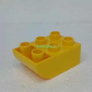 Lego® Duplo® Kostka 2x3 oblá zespod žlutá