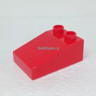 Lego® Duplo® Kostka 3x2 hranatá úzká červená