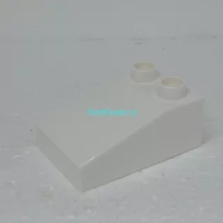 Lego® Duplo® Kostka 3x2 hranatá úzká bílá