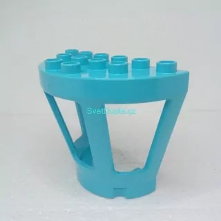 Lego® Duplo® Letištní věž kulatá tyrkysová