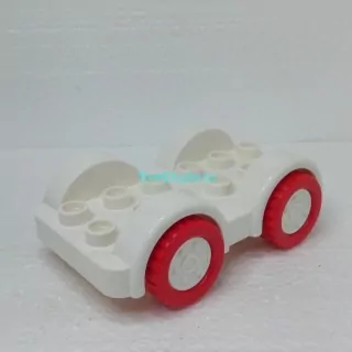 Lego® Duplo® Podvozek autíčka bílý
