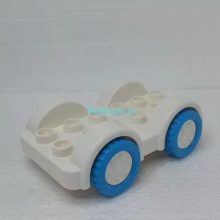 Lego® Duplo® Podvozek autíčka bílý
