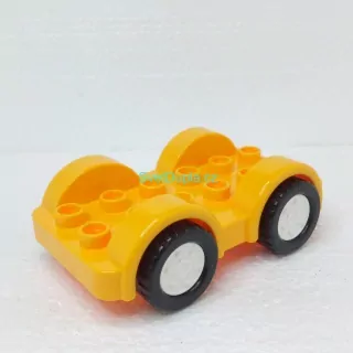 Lego® Duplo® Podvozek autíčka tmavě žlutý