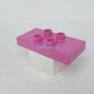 Lego® Duplo® Stůl růžový, bílý