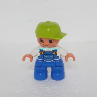 Lego® Duplo® Panáček Dítě Chlapeček zelená kšiltovka