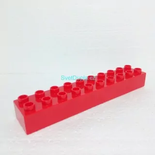 Lego® Duplo® Kostka 2x10 červená