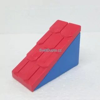 Lego® Duplo® Stříška modrá, červená 2x4