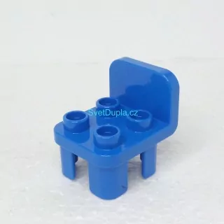 Lego® Duplo® Židle tmavě modrá kulatá
