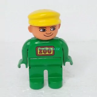 Lego® Duplo® Panáček Muž ZOO Žlutá kšiltovka