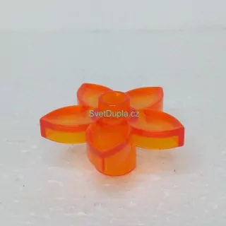 Lego® Duplo® Kytka oranžová průhledná