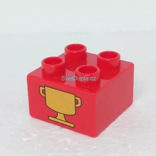 Lego® Duplo® Kostka 2x2 potisk pohár