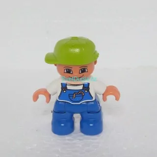 Lego® Duplo® Panáček Dítě Chlapeček zelená kšiltovka