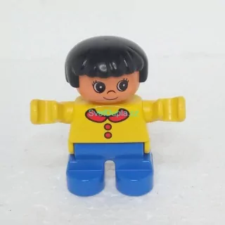 Lego® Duplo® Panáček Dítě Holčička černé vlasy