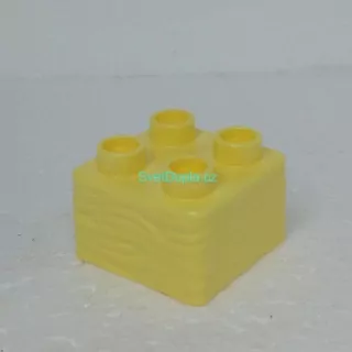 Lego® Duplo® Kostka 2x2 seno žlutá
