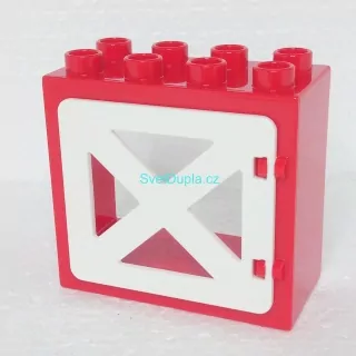 Lego® Duplo® Okno kurník červené
