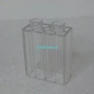 Lego® Duplo® Kostka 1x2x2 průhledná