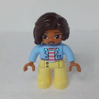 Lego® Duplo® Panáček Žena hnědé vlasy