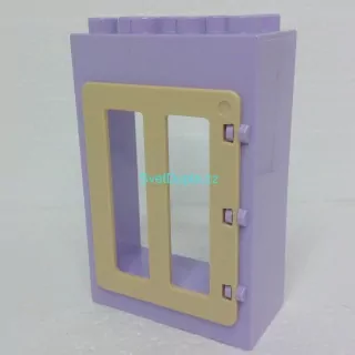 Lego® Duplo® Dveře světle fialové, Francouzské okno