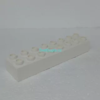 Lego® Duplo® Kostka 2x8 bílá