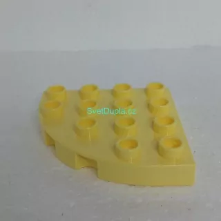 Lego® Duplo® Podložka 4x4 světle žlutá oblá