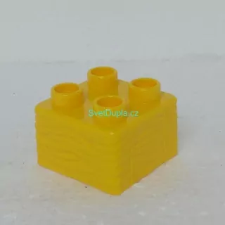 Lego® Duplo® Kostka 2x2 seno žlutá