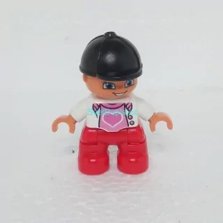 Lego® Duplo® Panáček Dítě Holčička jezdecká helma